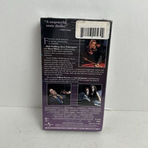 Fear (VHS, 1996) Brand New sealed - Picture 2 of 6